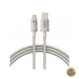 Cablu Date si Incarcare USB-A - USB-C Baseus Titanium 100W 1m Argintiu P10378102G21-00
