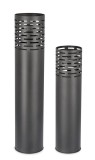 Cumpara ieftin Set 2 felinare otel gri antracit Jemma &Oslash;19x74h; &oslash;21x96,5h