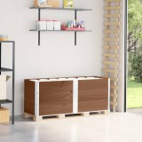 Cumpara ieftin Rame pentru paleți 3 buc. maro 150x50 cm lemn masiv de pin