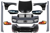 Pachet Exterior Complet BMW Seria 5 F10 (2010-2017) Conversie la G30 LCI M5 Design