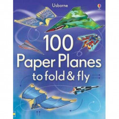 100 Paper Planes to fold fly - Carte Usborne (6+) foto