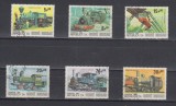 M2 CNL1 - Timbre foarte vechi - Guineea Bissau - locomotive, Transporturi, Stampilat