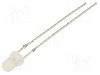 Dioda LED, 3mm, alb cald, 4200...5800mcd, 20mA, 2,7...3,4V, OPTOSUPPLY - OSMMD23132A