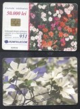 Romania 2001 Telephone card Flowers Rom 116 CT.053