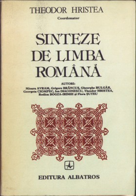 HST C1578 Sinteze de limba rom&amp;acirc;nă 1984 Hristea foto