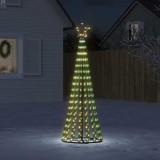 VidaXL Pom de Crăciun LED 275 LED-uri Alb Cald 180 cm