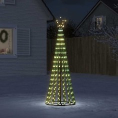 vidaXL Pom de Crăciun LED 275 LED-uri Alb Cald 180 cm
