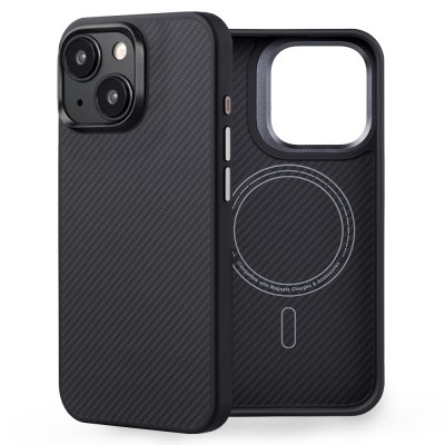 Husa iPhone 15 Plus Edizard Pro MagSafe Case, negru foto