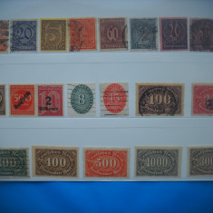 HOPCT LOT NR 486 GERMANIA REICH 21 TIMBRE VECHI STAMPILATE