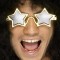 Ochelari SuperStar - Stea aurii
