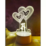 Lampa Decorativa 3D INimioare - 12x14cm