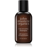 John Masters Organics Scalp Stimulanting Shampoo with Spermint &amp; Medosweet sampon pentru cresterea parului cu menta 60 ml