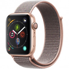 REZERVAT-APPLE WATCH GOLD ALUMINIUM CASE PINK SAND SPORT LOOP SERIES 4 , 44 MM foto