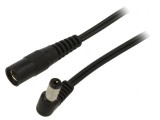 Cablu DC 5,5/2,1 mm &icirc;n unghi 2x0,5mm2, WEST POL