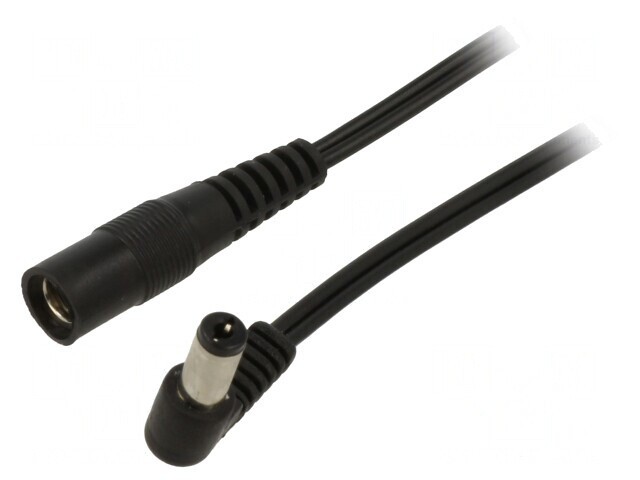 Cablu DC 5,5/2,1 mm &icirc;n unghi 2x0,5mm2