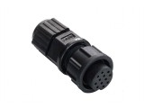 Conector circular mufă dimensiune B mamă PIN: 6 tip baionetă