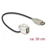 Modul Keystone USB 2.0-A 110 grade mama, Delock 86327