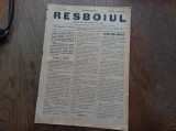 Cumpara ieftin ZIARUL RESBOIUL, NR 179* AN 1878 * GRAVURA INTRAREA DOMNITORULUI IN CAPITALA