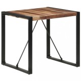 vidaXL Masă de bucătărie, 80x80x75 cm, lemn masiv 321602