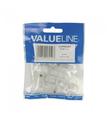 Mufe retea set 10buc RJ45 pentru cablu UTP CAT5 solid VALUELINE foto