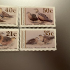 - Serie timbre pasari, fauna nestampilate MNH