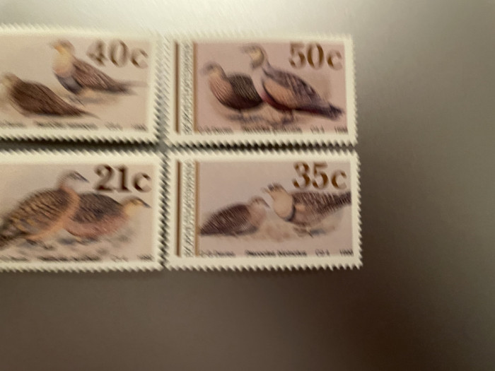 - Serie timbre pasari, fauna nestampilate MNH