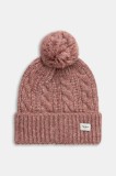 Pepe Jeans căciulă din amestec de l&acirc;nă culoarea roz, PL0400004
