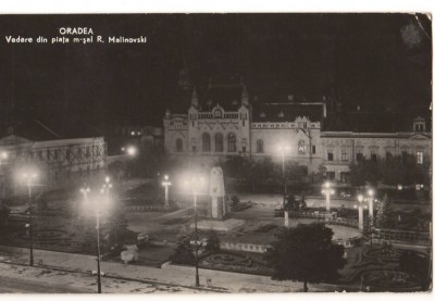 CPIB 15738 CARTE POSTALA - ORADEA. VEDERE DIN PIATA M-SAL R. MALINOVSKI, RPR foto