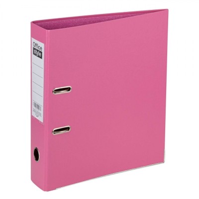 Biblioraft Office Style, 29x32 cm, 2 Inele, Culoare Roz foto