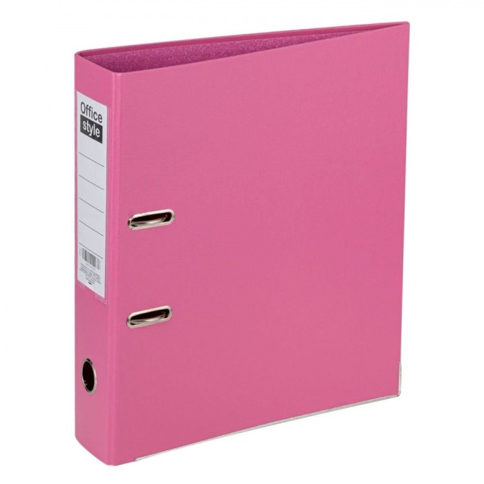 Biblioraft Office Style, 29x32 cm, 2 Inele, Culoare Roz