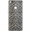 Husa silicon pentru Huawei P10 Lite, Baroque Silver Pattern