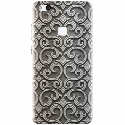 Husa silicon pentru Huawei P10 Lite, Baroque Silver Pattern foto