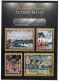 AFRICA CENTRALA 2013 - Picturi, Alfred Sisley /set complet - colita+bloc MNH, Nestampilat