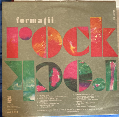 FORMATII ROCK VOLUMUL IV(SFINX,ROSU SI NEGRU,SEMNAL M,CRISTAL)/EDE-01723/S.BUNA! foto