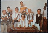 Fotografie tip Carte Postala, Gheorghe Zamfir cu orchestra