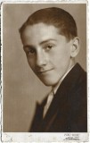 P3162N Portret de bărbat, studio Foto Royal Achimescu, Turnu Severin, perioada interbelică
