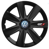 Set 4 Capace Roti GTX Negru Carbon Volkswagen, R14
