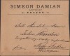 231S Plic cu antet avocat Simion Damian, Brașov, apărător al memorandiștilor &icirc;n anul 1894