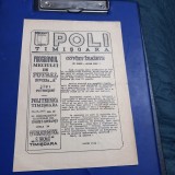 Program Poli Timisoara - Jiul