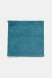 Icebreaker fular &icirc;mpletit Merino Blend 800 culoarea verde, uni, IB0A57A80GQ1