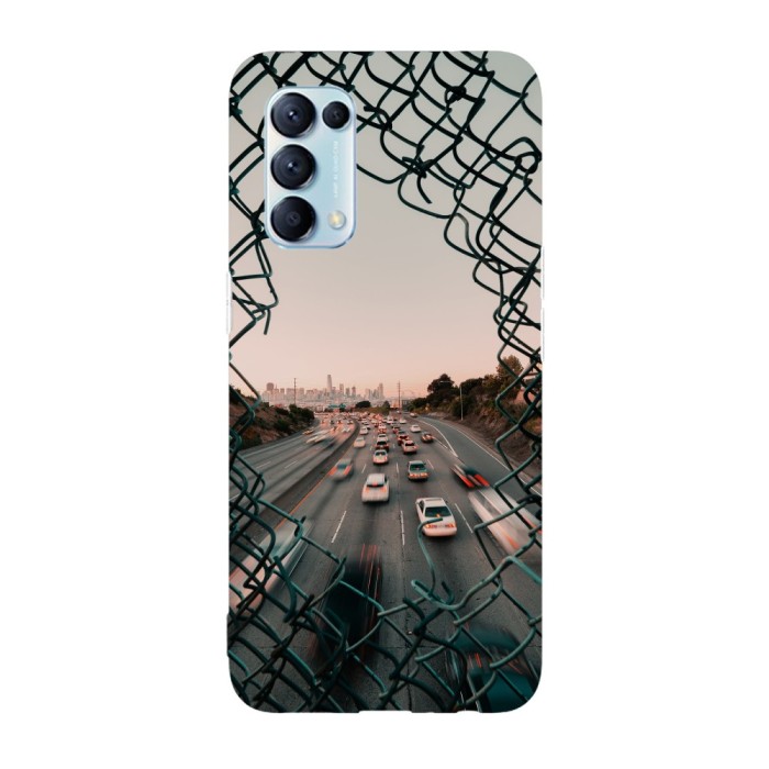 Husa compatibila cu Oppo A77 model Trapped, Silicon, TPU, Viceversa