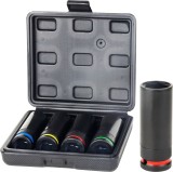 Sada hlav&iacute;c Strend Pro Premium, 4 dielna, CrV, 17-19-21-22 mm, profesion&aacute;l
