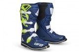 Cizme Motocross Ufo Plast OBSIDIAN, culoare Albastru/Verde/Alb, marime 41 Cod Produs: MX_NEW BO006C41