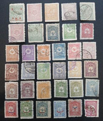 TURCIA-1892/1907-lot-5 serii-stampilate foto