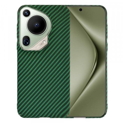 Husa pentru Huawei Pura 70 Ultra, Techsuit, Carbonite FiberShell, Verde foto