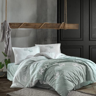 Lenjerie de pat ranforce clasy king size (luvi) foto