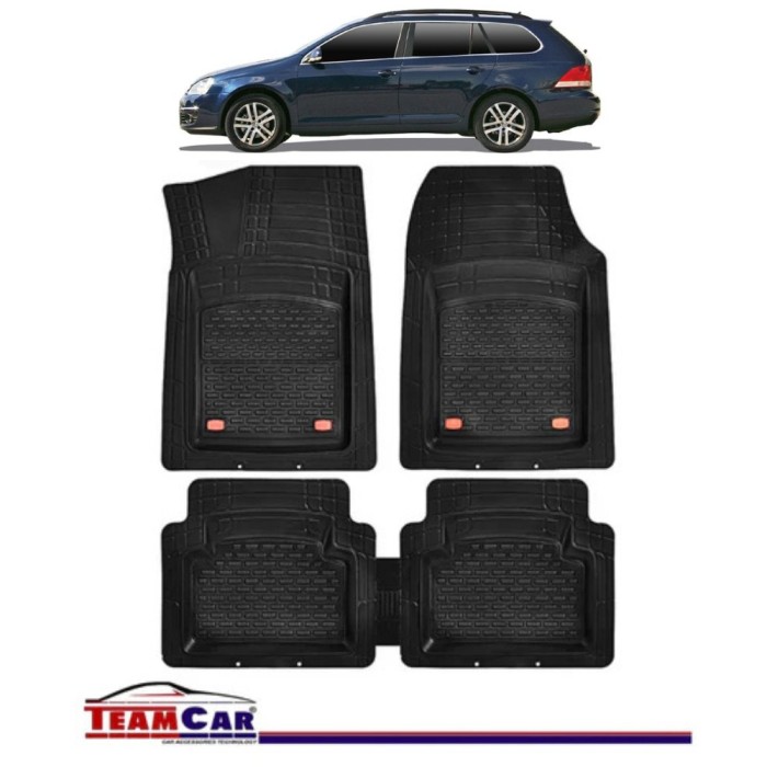 Covorașe Auto TeamCar&reg; Tip Tăviță Compatibile Volkswagen Golf Variant V (2007&ndash;2009) - Combi