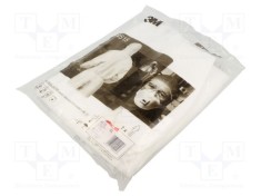 Combinezon de protecție 3M Dimensiune XL Alb 4515 cu Hotă