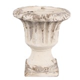 Cumpara ieftin Ghiveci flori ceramica bej 18x20 cm