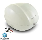 Cutie bagaj originala Vespa Primavera (13-) - Sprint (14-) 50-125-150cc &ndash; culoare: alb (white &ndash; Monte Bianco 544) &ndash; 32 Litri
